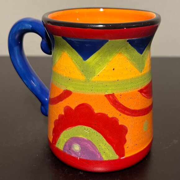 Set of 2 Sue Zipkin CERTIFIED INTERNATIONAL Colorful Whimsical Ceramic Mugs - Picture 6 of 12